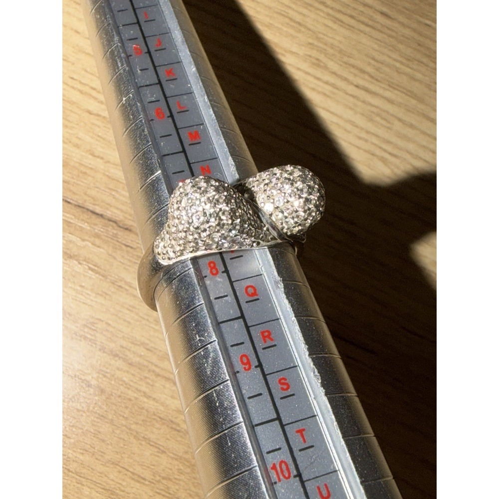 Heart Hump Party Ring‎ 925 Sterling Silver Women Ring Fashion Ring 7.5